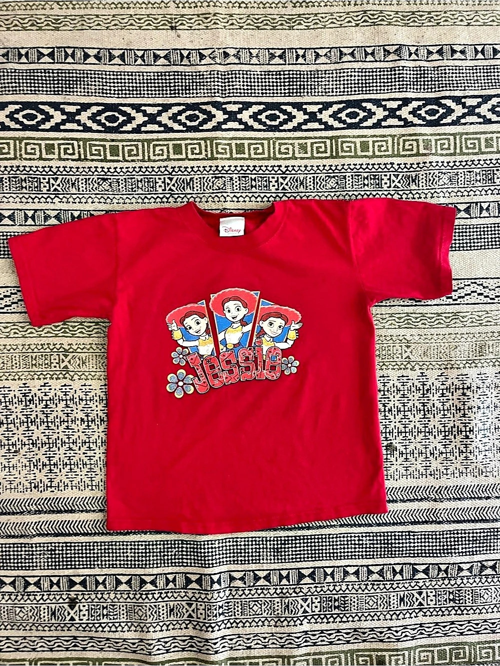 Disney Store Jessie Toy Story graphic tee Girls Small Red